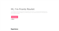 Desktop Screenshot of frantzroulet.com